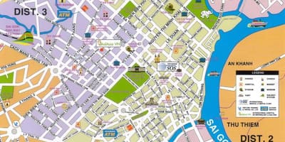 Hcmc পর্যটন মানচিত্র