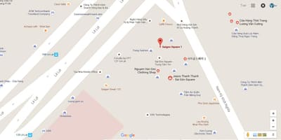 মানচিত্র saigon স্কয়ার